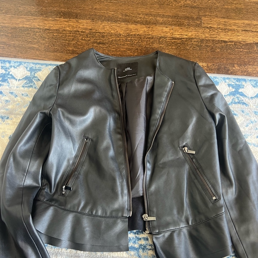 Zara Faux Leather Jacket